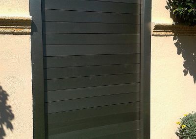 Puerta automática enrollable